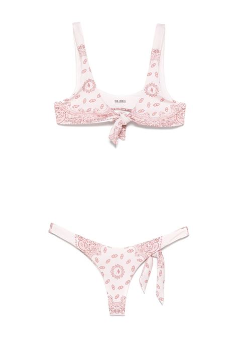 Pink paisley-print bikini The attico - women THE ATTICO | 250WBC00011PAA048PR996